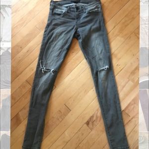 Flying Monkey Slit Knee Denim NWOT